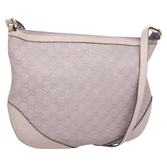 GUCCI GG Canvas Guccissima Bag Leather Outlet Purple Gold 272380 Auth BA2809 - Picture 1 of 16